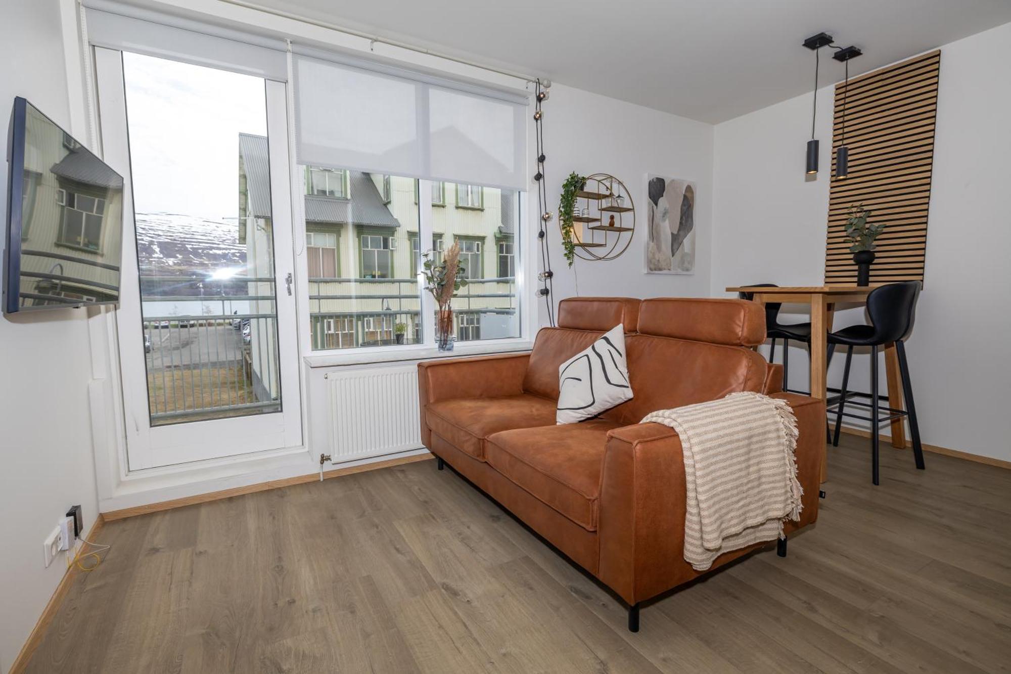 Charming Deluxe Apartment Akureyri Bilik gambar
